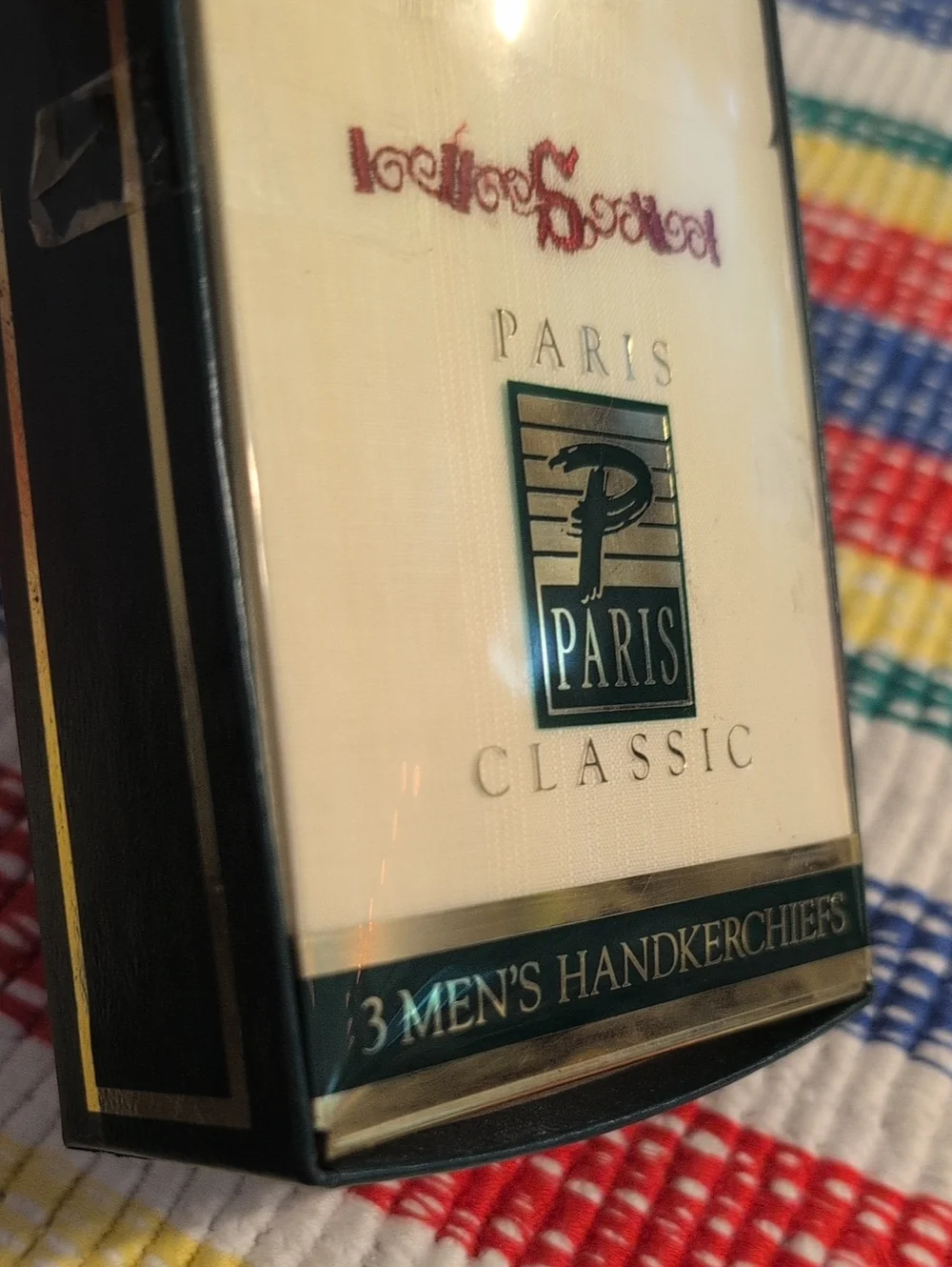 Vintage paris embroidered